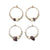 Stone Chip, Pearl & Seed Bead Hoop Earrings - Viva life Jewellery