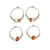 Stone Chip, Pearl & Seed Bead Hoop Earrings - Viva life Jewellery