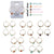 Stone Chip, Pearl & Seed Bead Hoop Earrings - Viva life Jewellery