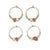 Stone Chip, Pearl & Seed Bead Hoop Earrings - Viva life Jewellery
