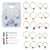 Gold Hoop Stone Chip Earrings Pair - Viva life Jewellery