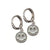 Enamel Smile Huggie Earrings - Viva life Jewellery