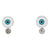 Eye of Protection Crystal Earrings