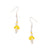 Colorful Seed Bead Pearl Glass Mushroom Earrings