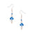 Colorful Seed Bead Pearl Glass Mushroom Earrings