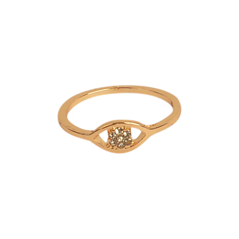 14K Gold Diamond & Sapphire Evil Eye Ring – Sabrina Design
