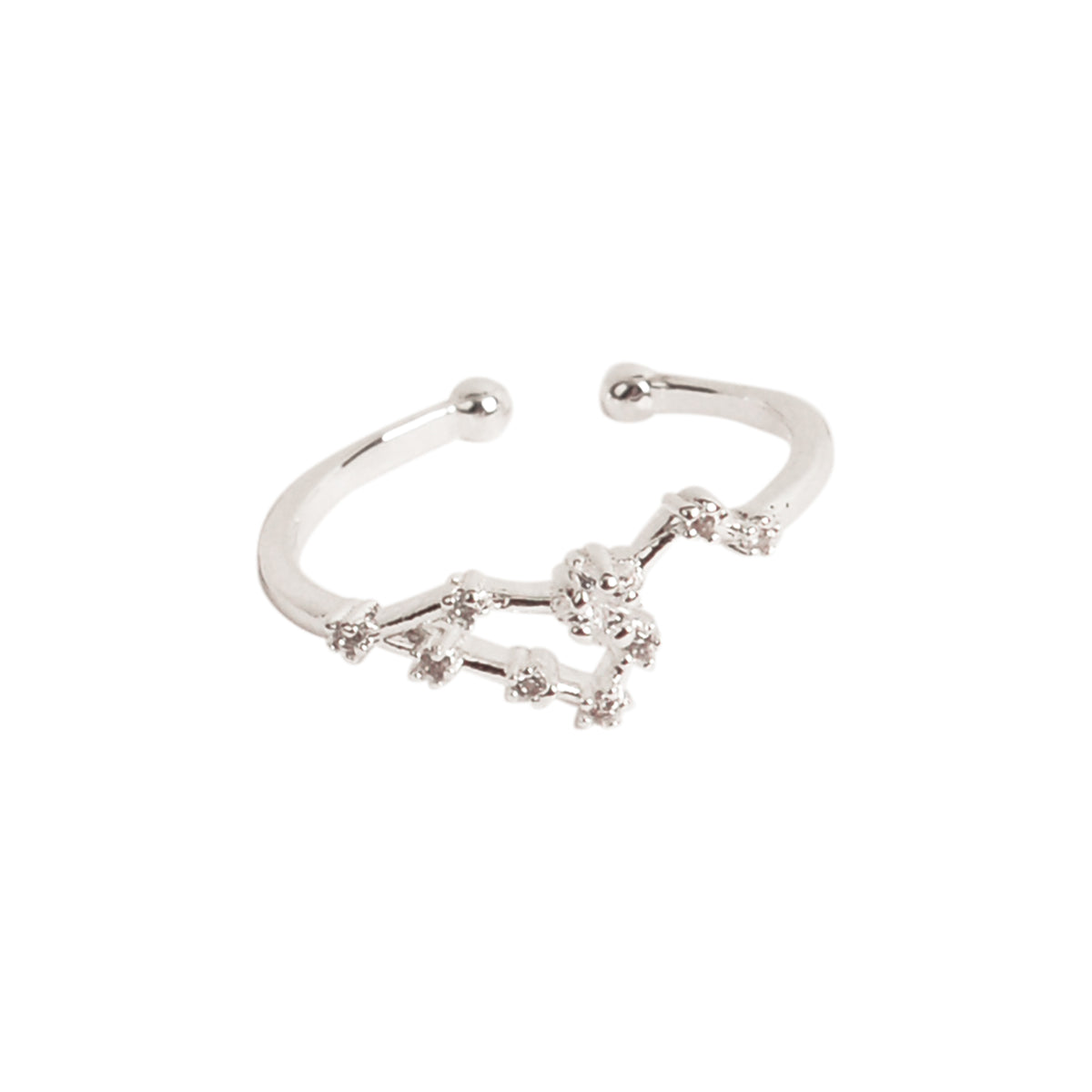 Constellation Zodiac Adjustable Crystal Ring - Viva life Jewellery