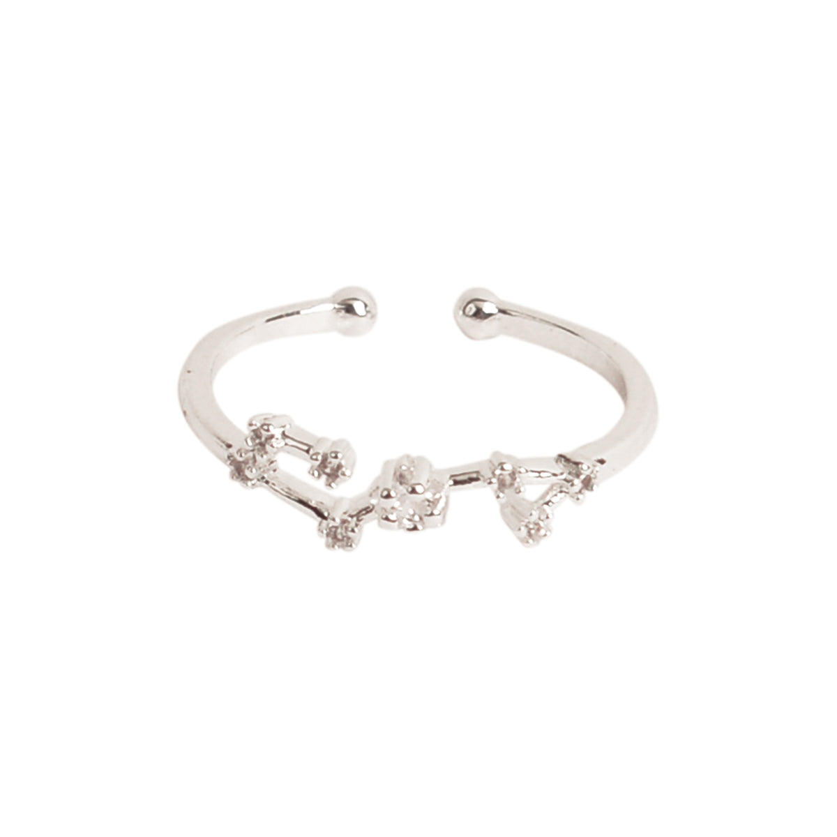 Constellation Zodiac Adjustable Crystal Ring - Viva life Jewellery