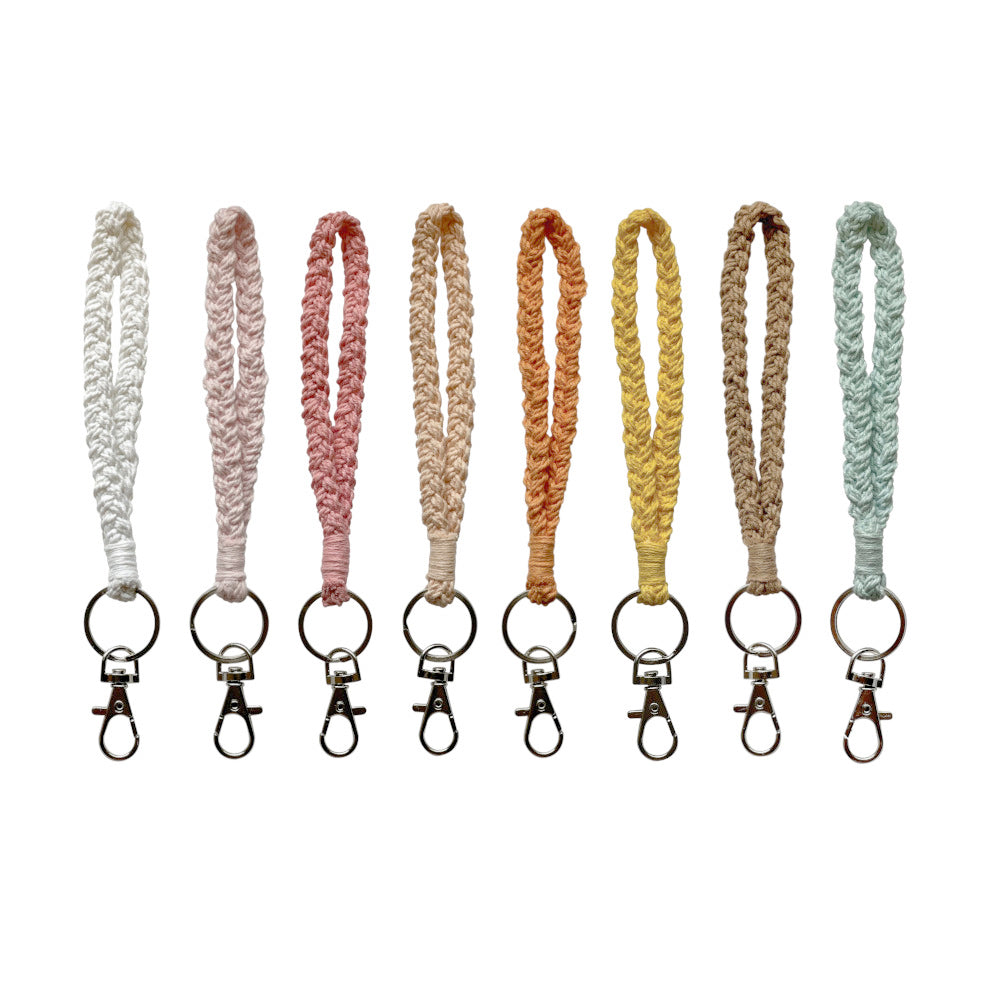 Colorful Sailor Knot Macrame Key Chain