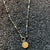 Heart Evil Eye Icon Seed Bead Necklace
