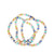 Three Strand Colorful Fimo & Lucite Bracelet
