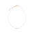 Gold Delicate Five Fresh Water Pearl Necklace