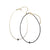 Seed Bead Yin Yang Gold Necklace