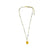Heart Evil Eye Icon Seed Bead Necklace