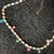 Fresh Water Pearl & Colorful Evil Eye Gold Necklace