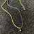 Half & Half Seed Bead Evil Eye Necklace