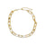Matte Gold Large Link Necklace