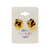 Fleur De Lis Animal Print Gold Earrings