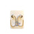 Matte Gold Elongated Hoop Earrings