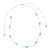 Seed Bead & Faceted Bead Wax Cord Necklace - Viva life Jewellery