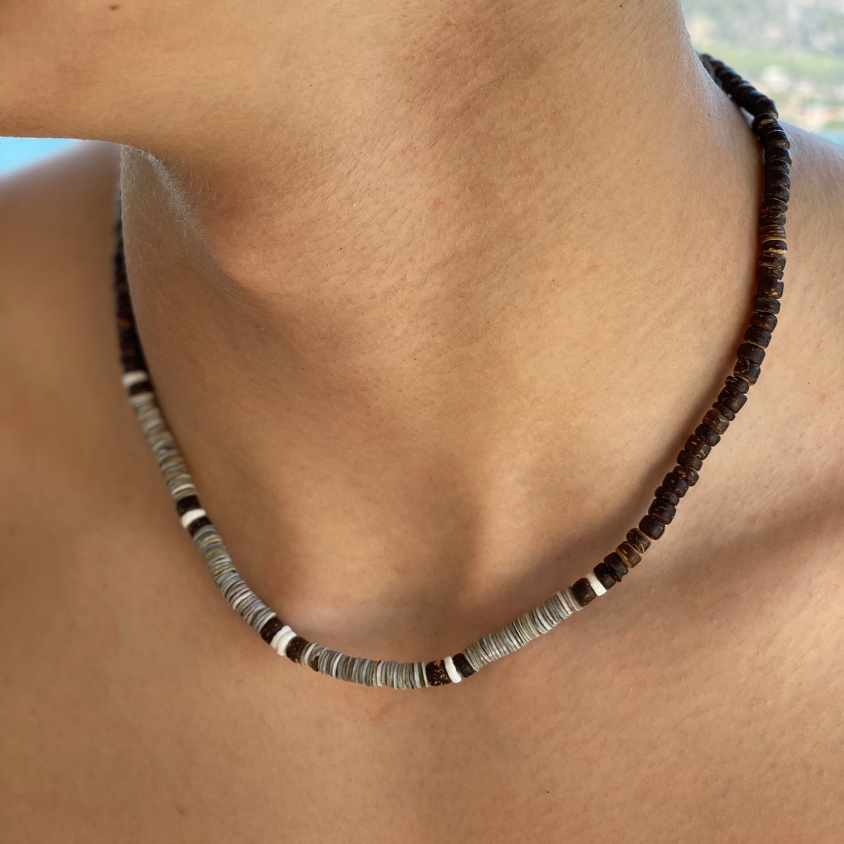 Coco &amp; Green Shell Necklace - Viva life Jewellery
