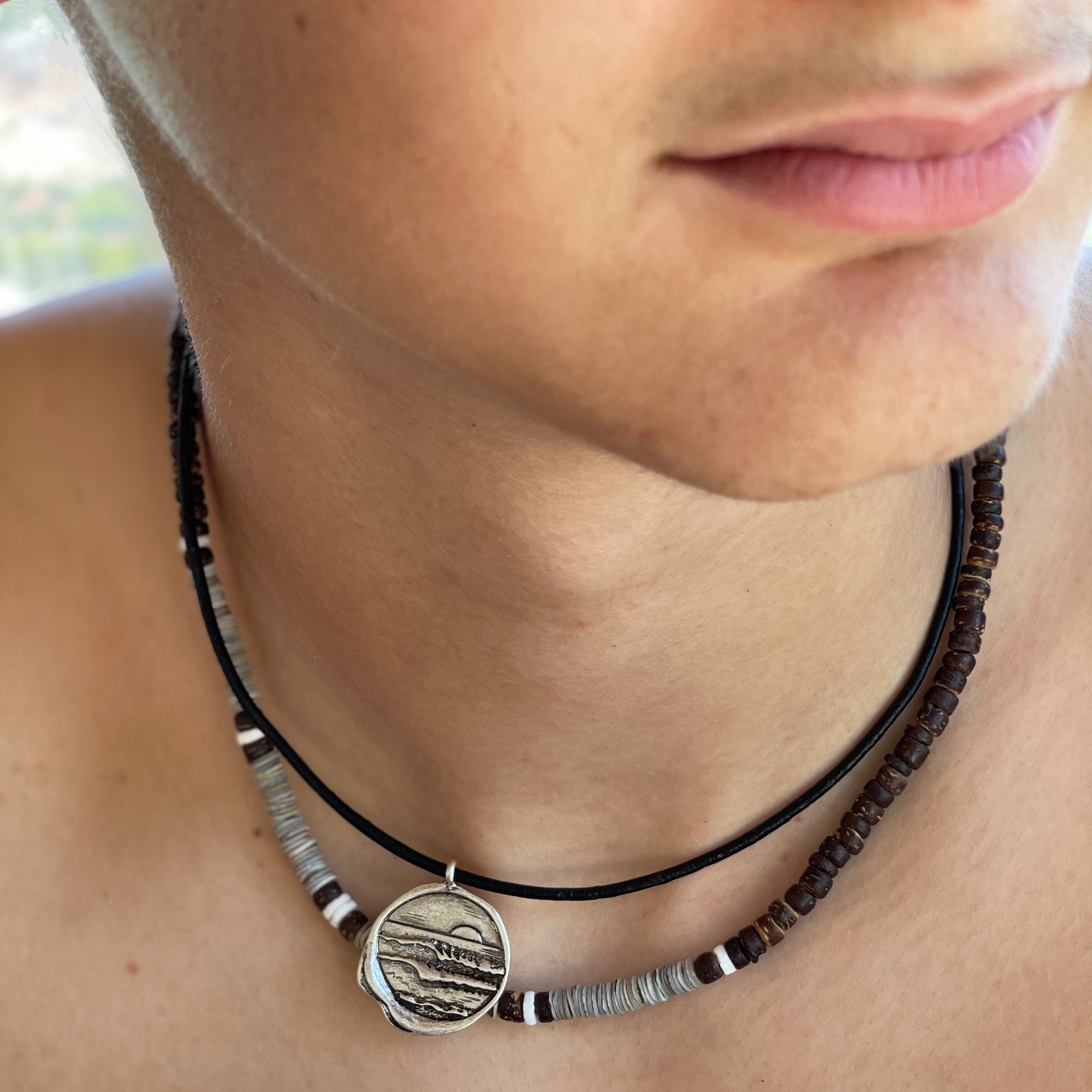 Coco & Green Shell Necklace - Viva life Jewellery