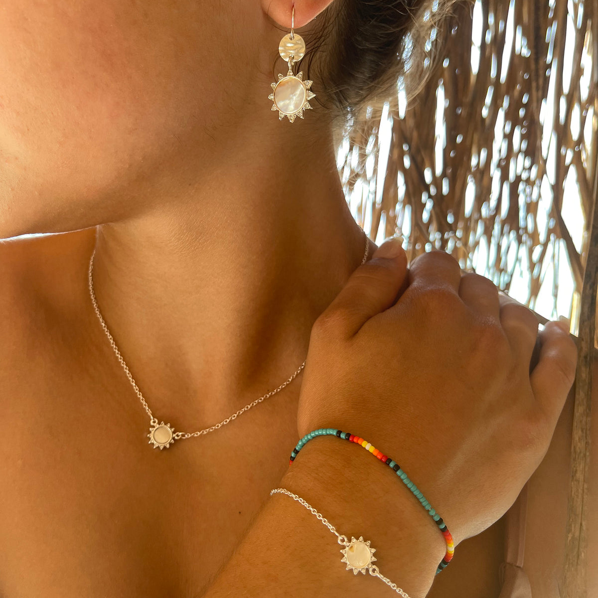 MOP Crystal Sun Bracelet - Viva life Jewellery