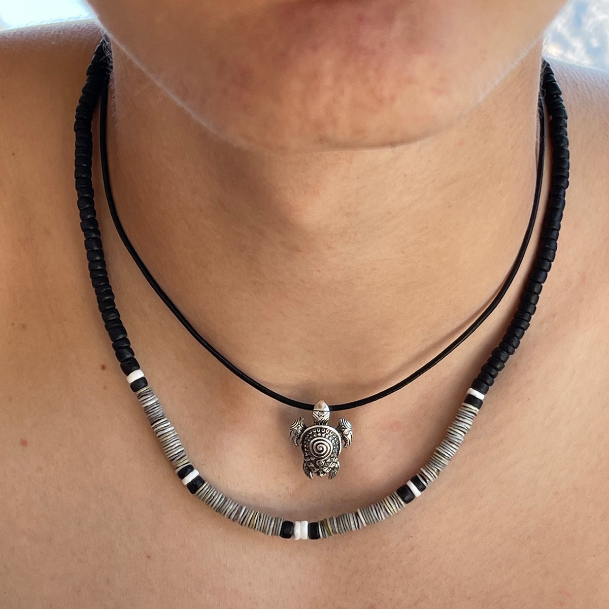 Coco &amp; Green Shell Necklace - Viva life Jewellery