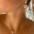 MOP Crystal Sun Drop Necklace - Viva life Jewellery