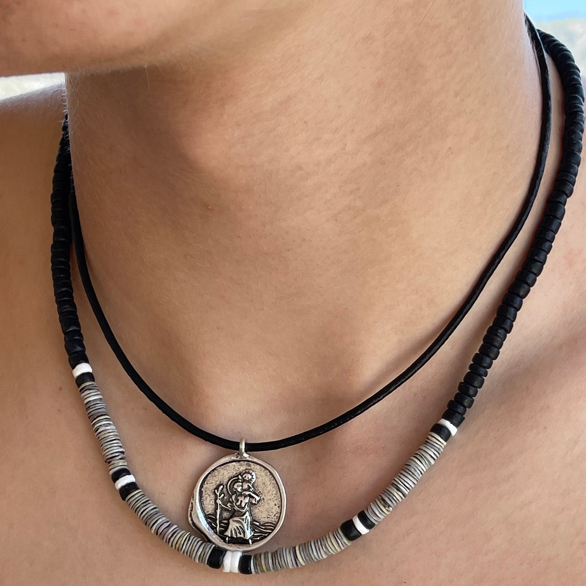 Coco &amp; Green Shell Necklace - Viva life Jewellery