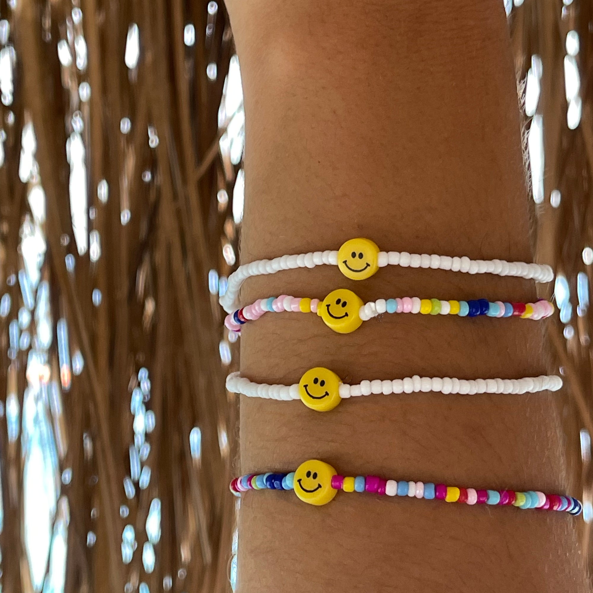 Seed Bead Smile Bracelet - Viva life Jewellery