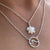 Circle Wave Chain Necklace
