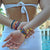 Bright Color Evil Eye Seed Bead Stretch Bracelet