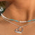 Heart Wave Snake Chain Necklace