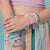 Sea Lover Charm 9 Strand Colorful Bracelet